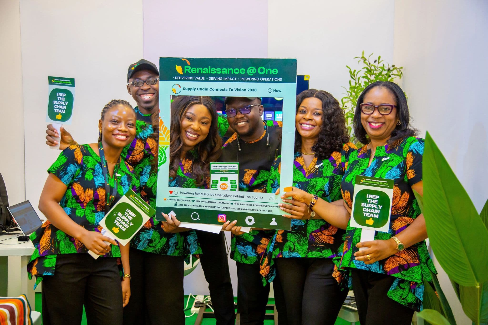 Renaissance Africa Energy colleagues at the Renaissance @ One celebration
